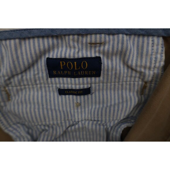 Vintage Y2K Ralph Lauren Mens 36x32 Faded Wide Leg Chino Pants Trousers Cotton - Picture 7 of 14